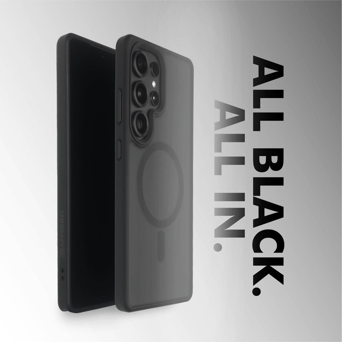 Defender Case All Black - Galaxy S25 Ultra