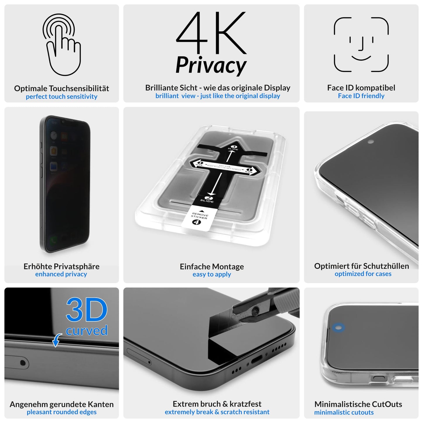 Sapphire Glass blindado - iPhone 14 Pro