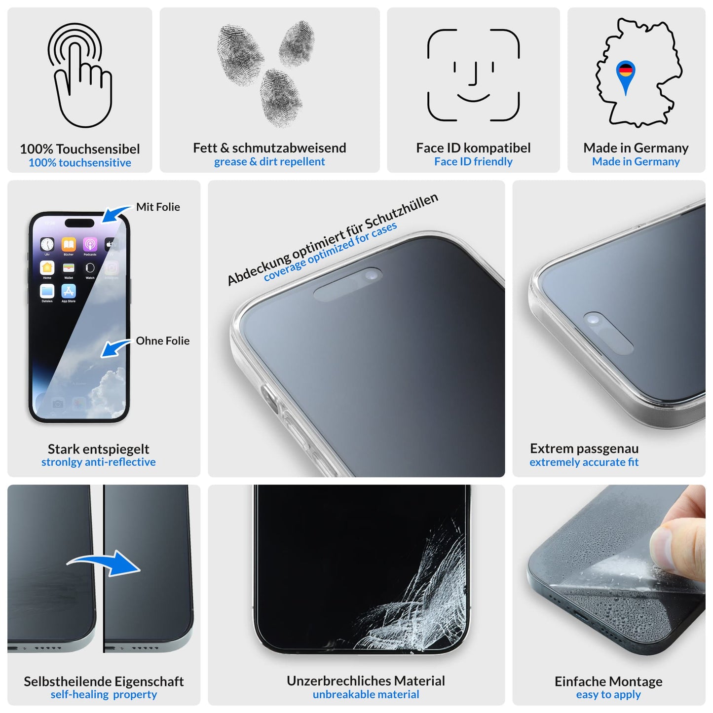 Crystal Advanced Panzerfolie - iPhone 16e