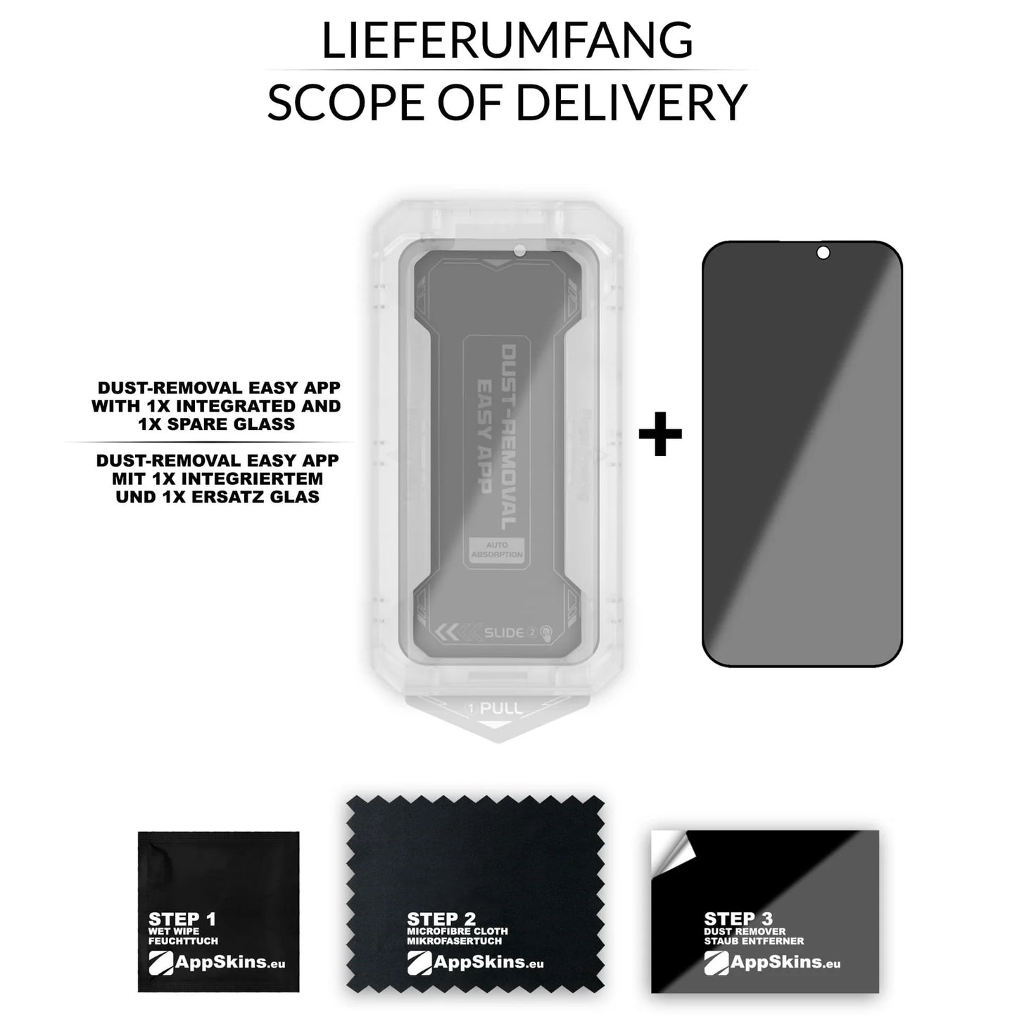 Saphir Panzerglas - iPhone 16