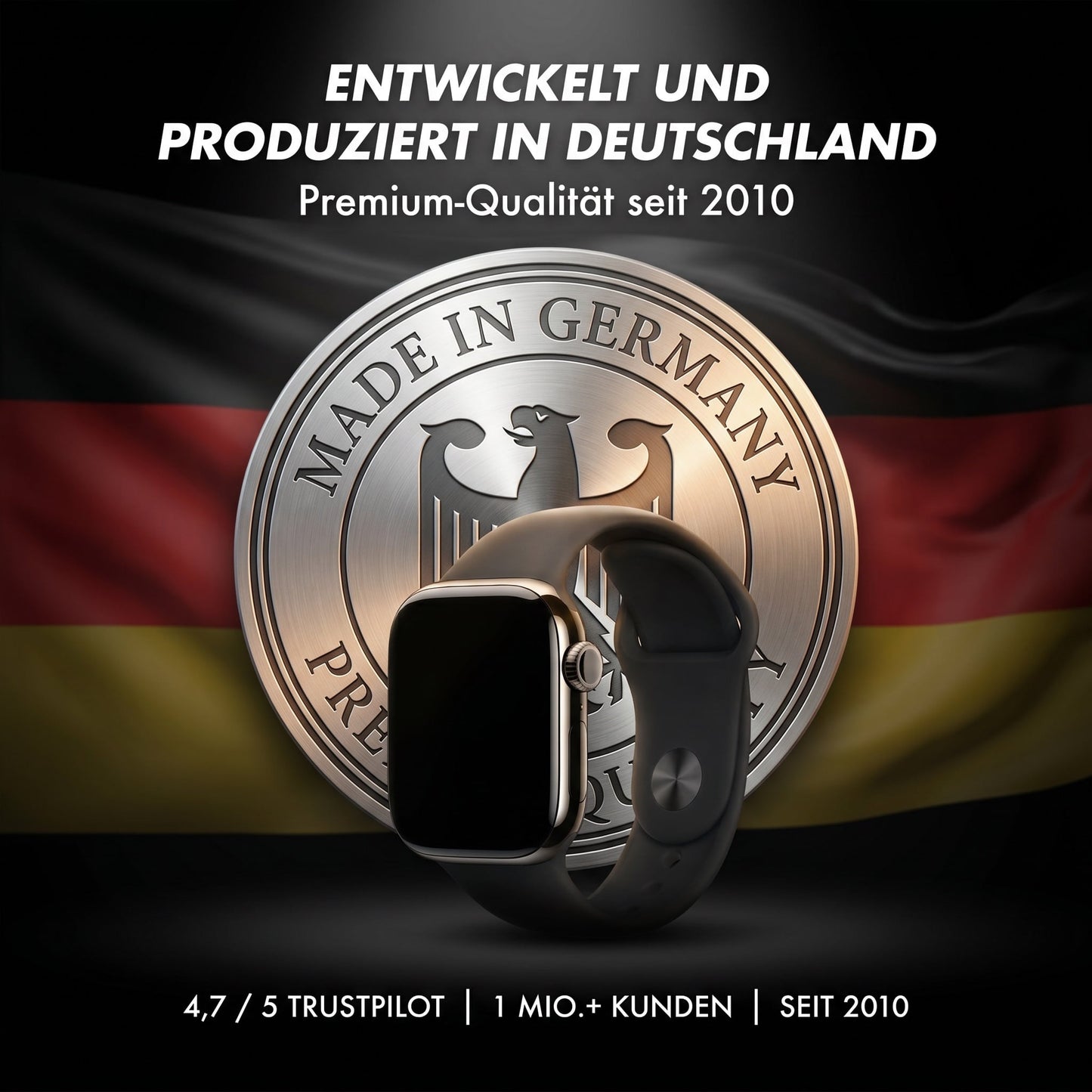 Crystal Advanced Panzerfolie - Apple Watch S10-S11 42mm (2 Folien)