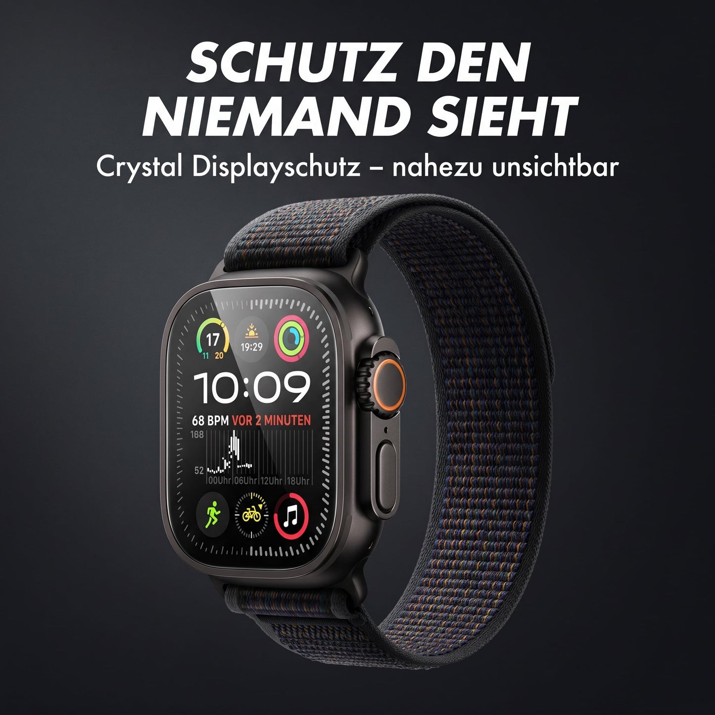 Apple Watch Ultra 2 - Película de tanque avanzado Crystal -