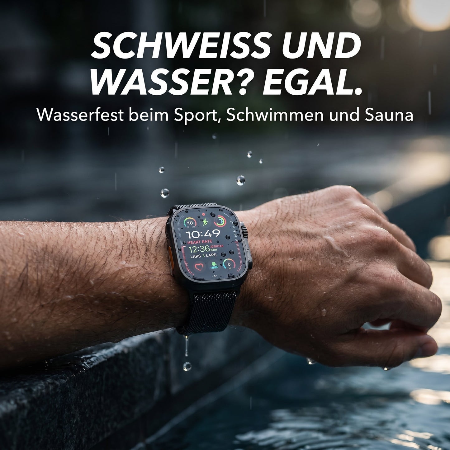 Apple Watch Ultra 2 - Película de tanque avanzado Crystal -