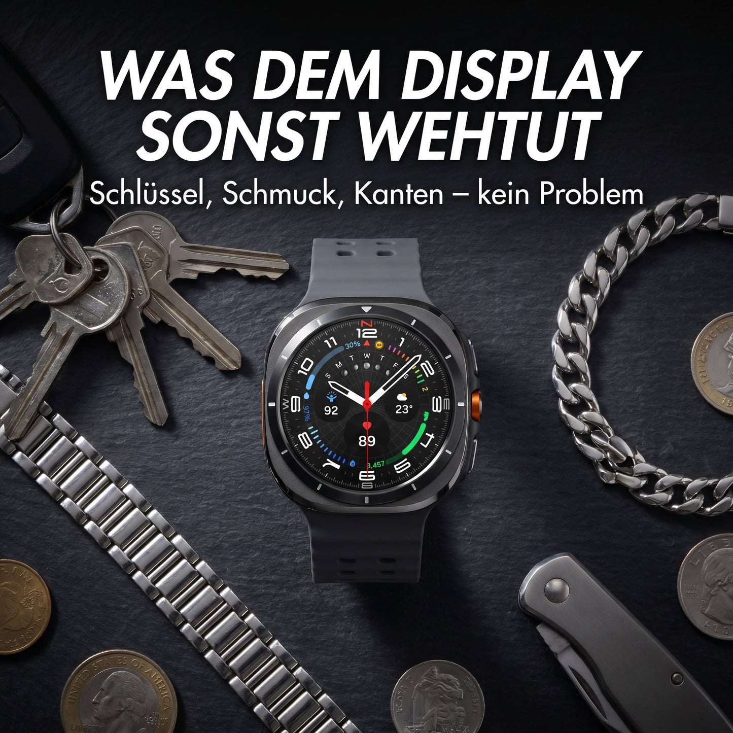 Galaxy Watch Ultra 47 mm - Película de tanque avanzado Crystal -