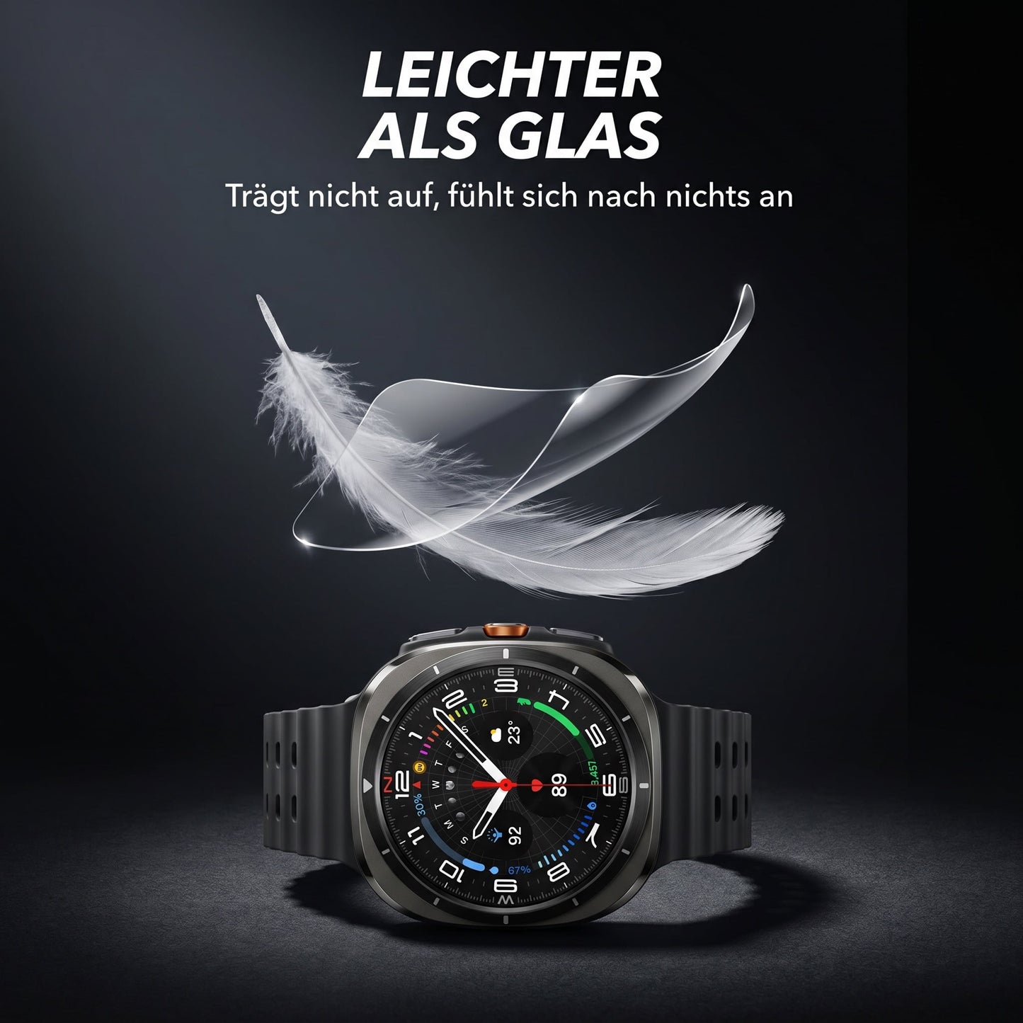 Galaxy Watch Ultra 47 mm - Película de tanque avanzado Crystal -