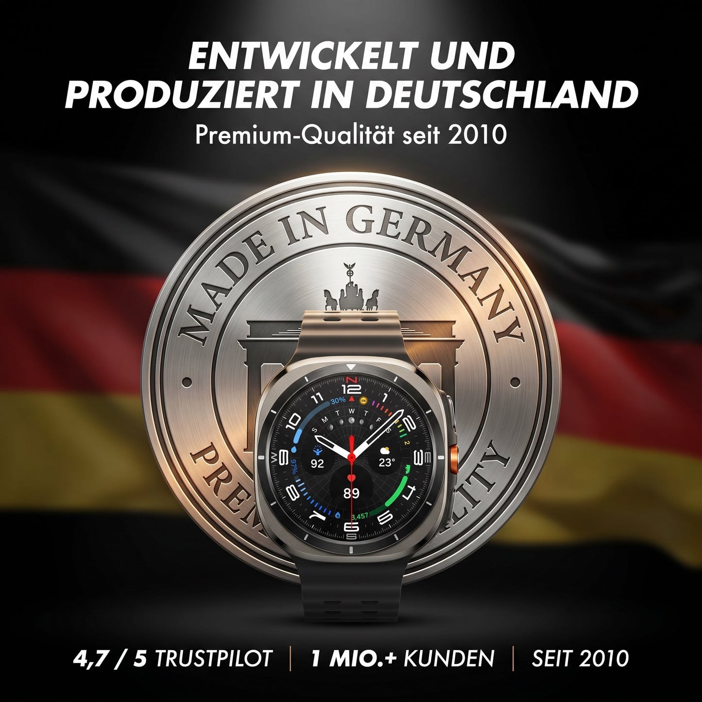 Galaxy Watch Ultra 47 mm - Película de tanque avanzado Crystal -