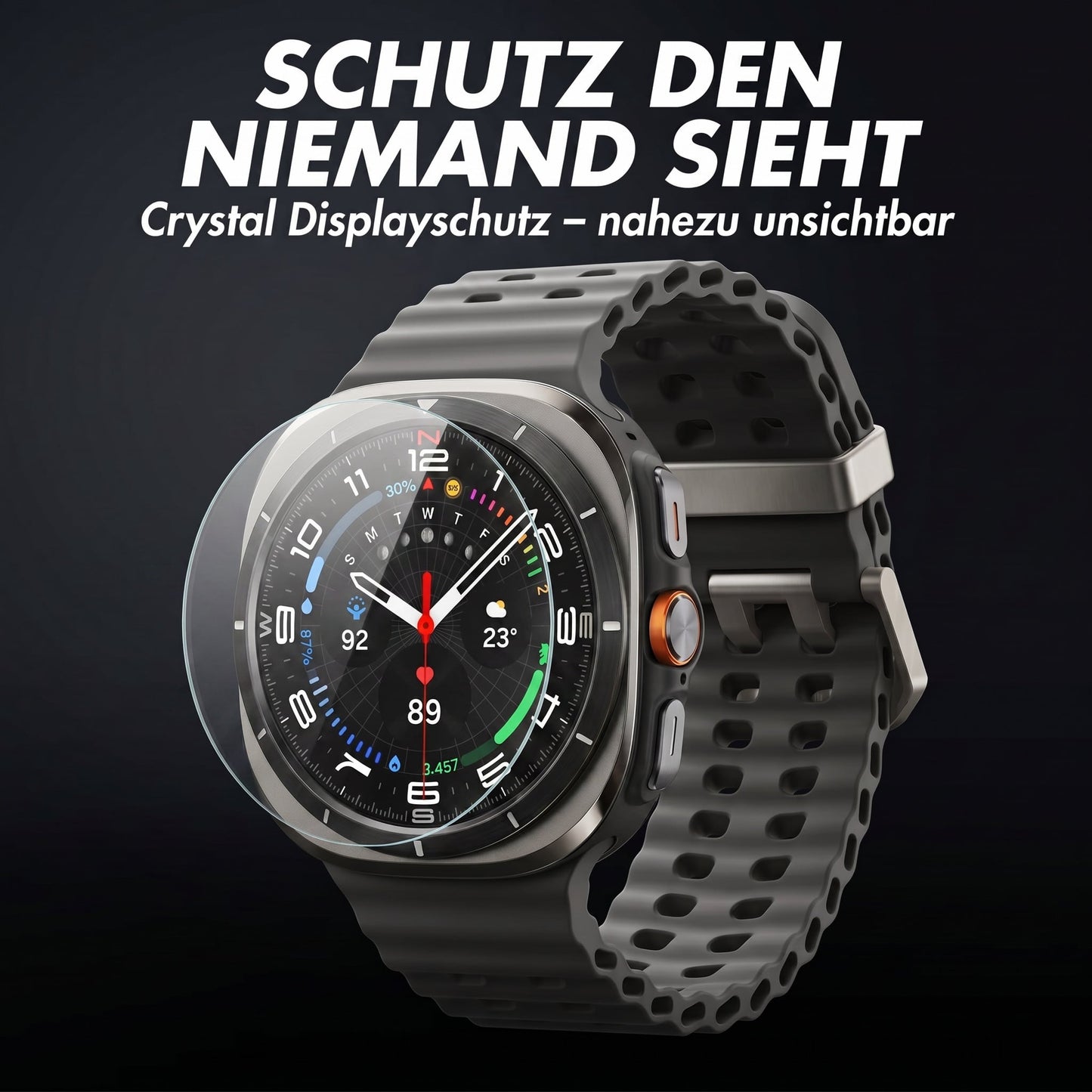 Galaxy Watch Ultra 47 mm - Película de tanque avanzado Crystal -