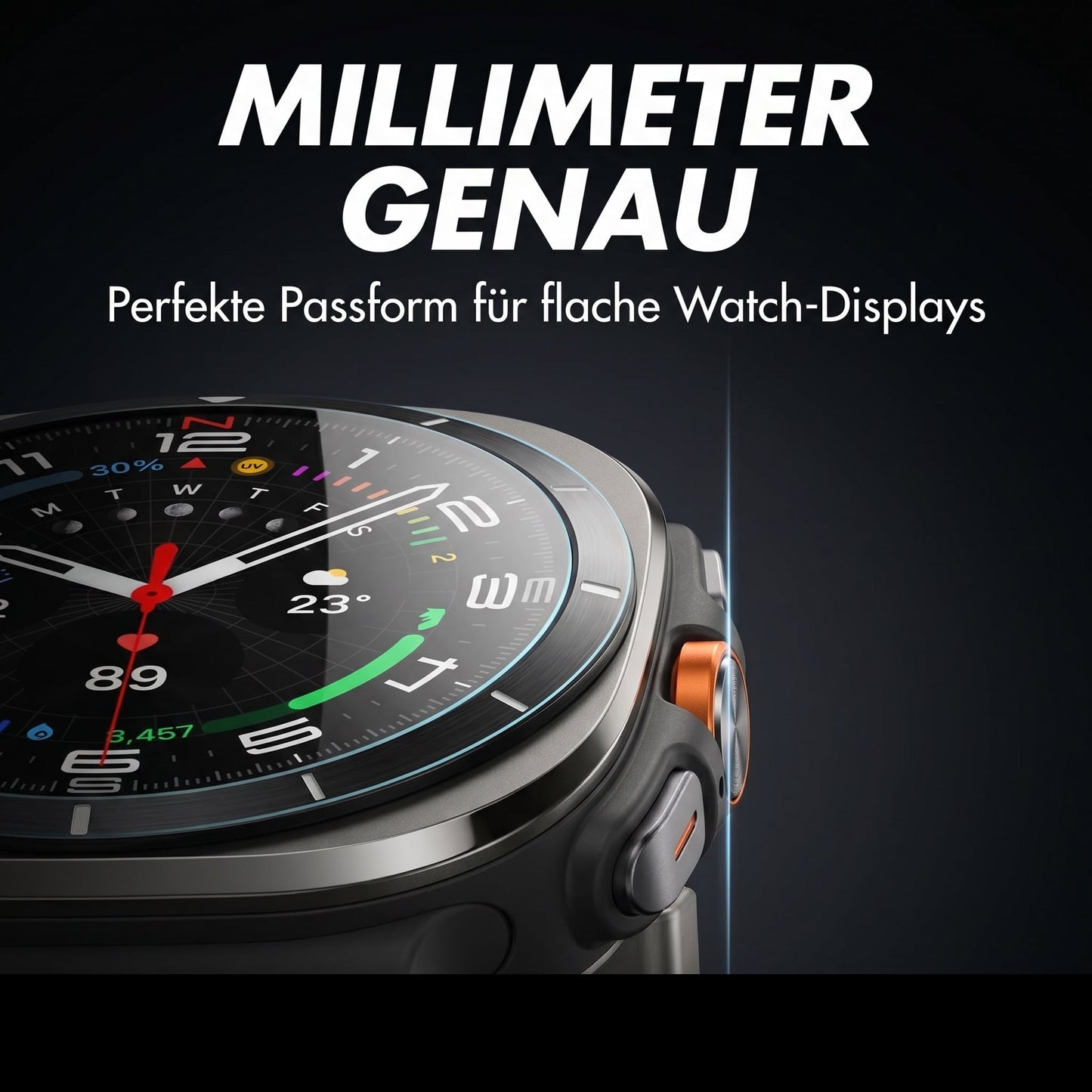 Galaxy Watch Ultra 47 mm - Película de tanque avanzado Crystal -