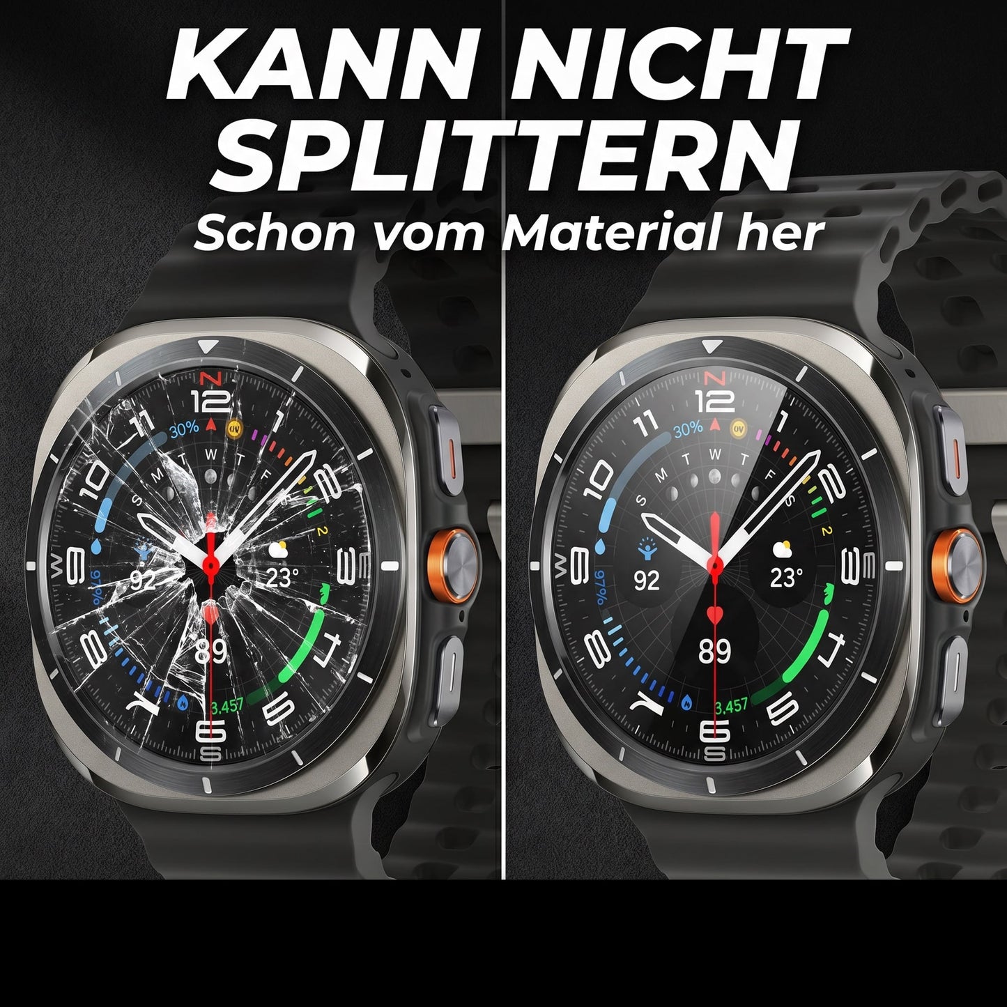 Galaxy Watch Ultra 47 mm - Película de tanque avanzado Crystal -