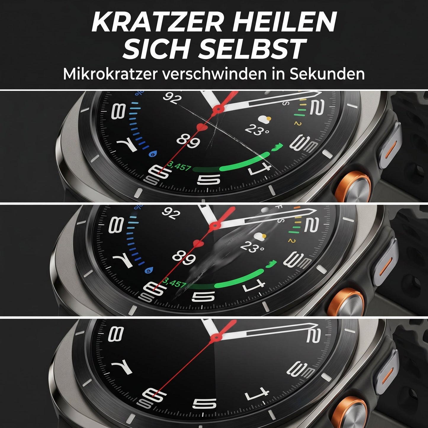 Galaxy Watch Ultra 47 mm - Película de tanque avanzado Crystal -