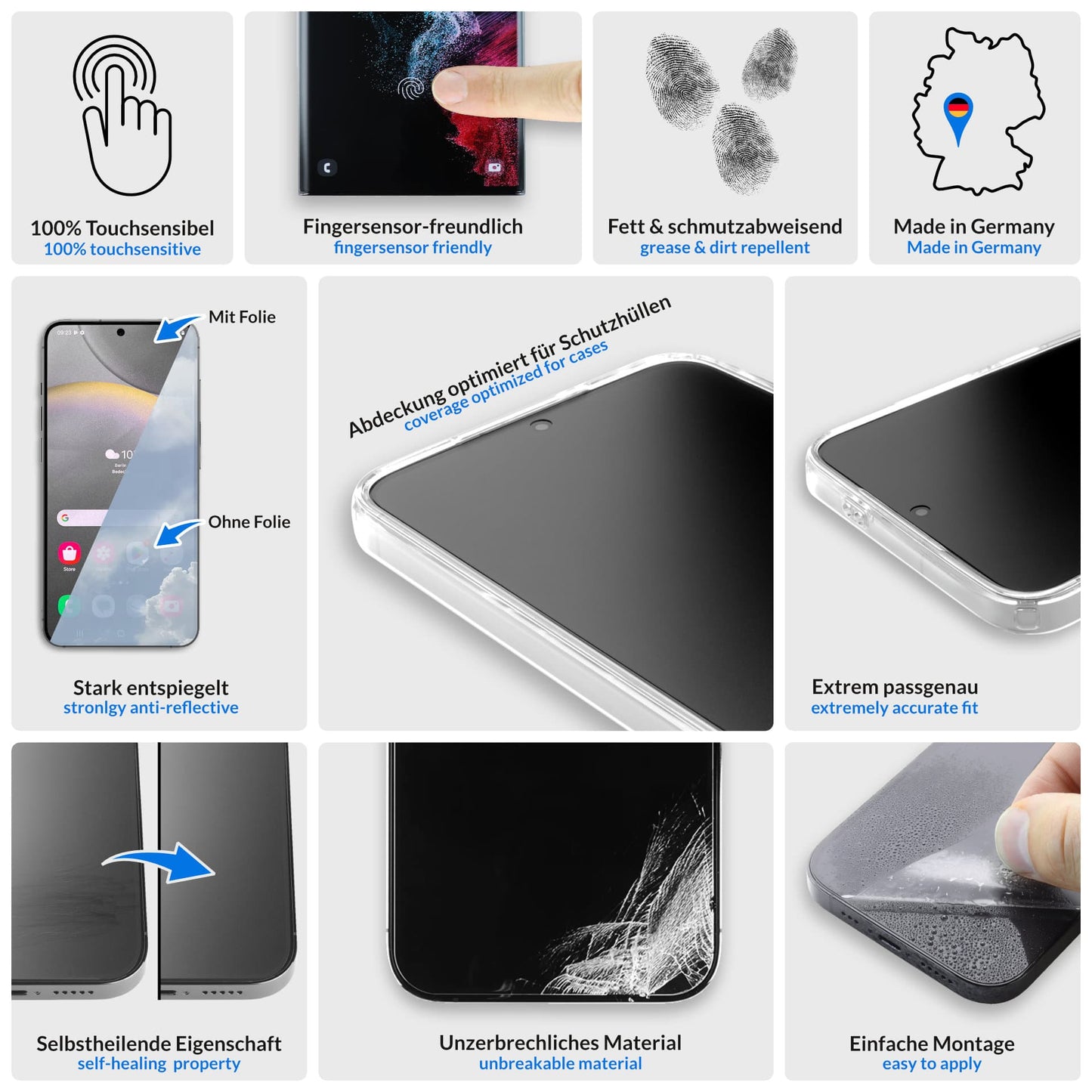 Crystal Advanced Panzerfolie - Galaxy S25